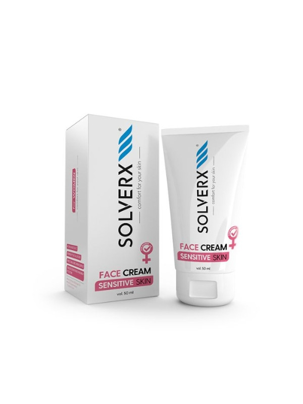 Крем для обличчя Solverx Sensitive Skin 50 мл