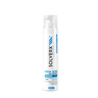 Solverx Atopic Skin Gezichtscreme met SPF50 + voor atopische huid 50 ml