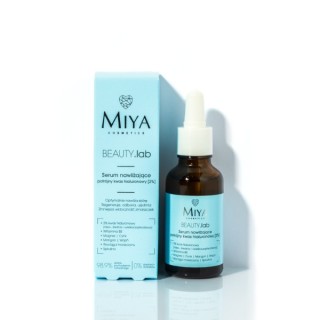 Miya Cosmetics BEAUTY .Lab Зволожуюча Serum для обличчя з потрійною гіалуроновою кислотою 2% 30 мл