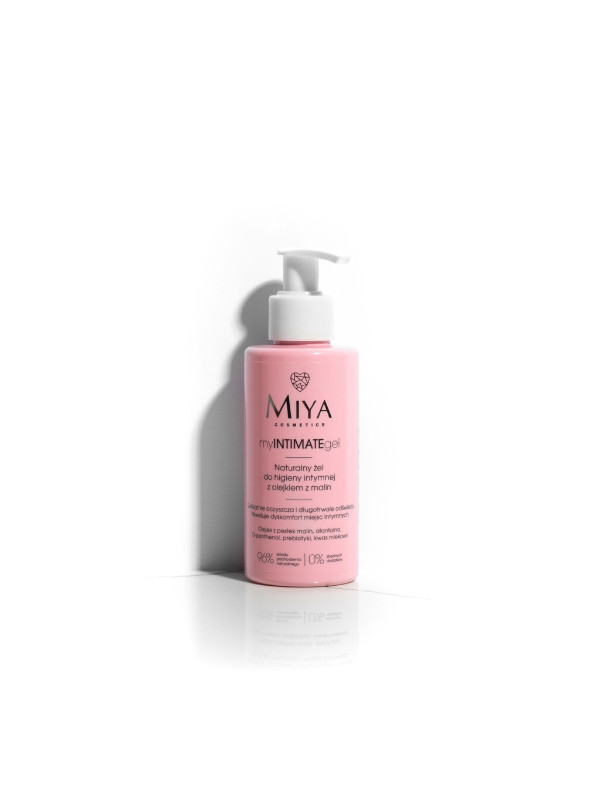 Miya Cosmetics myINTIMATEgel natural Гель для інтимної гігієни з олією малини 140 мл