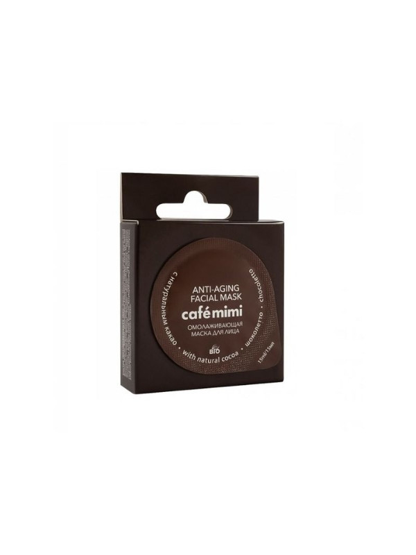 Cafe Mimi anti-rimpel Gezichtsmasker Cacaoboter 15 ml