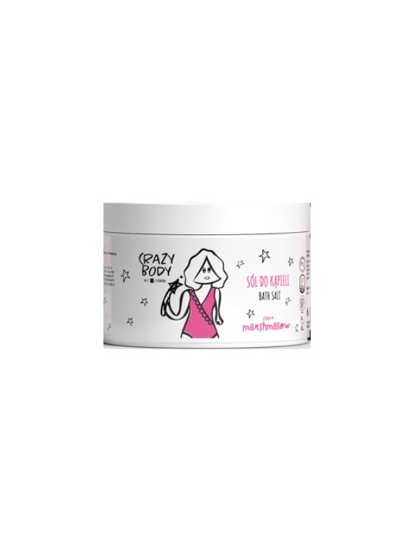 HiSkin Crazy Body Sól do kąpieli Marshmallow 300 ml