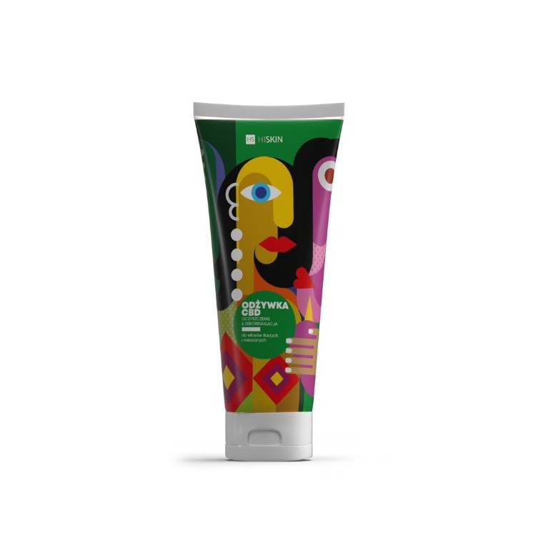 HiSkin Art Line Odżywka do włosów tłustych i mieszanych Oczyszczenie & Seboregeneracja 250 ml