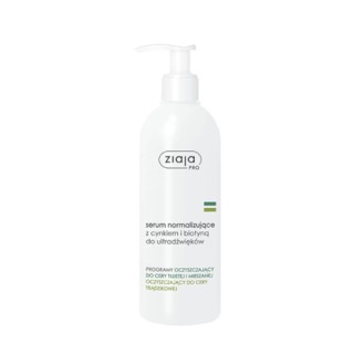 Ziaja Pro normaliserend Serum voor echografie met Zink en Biotine 270 ml