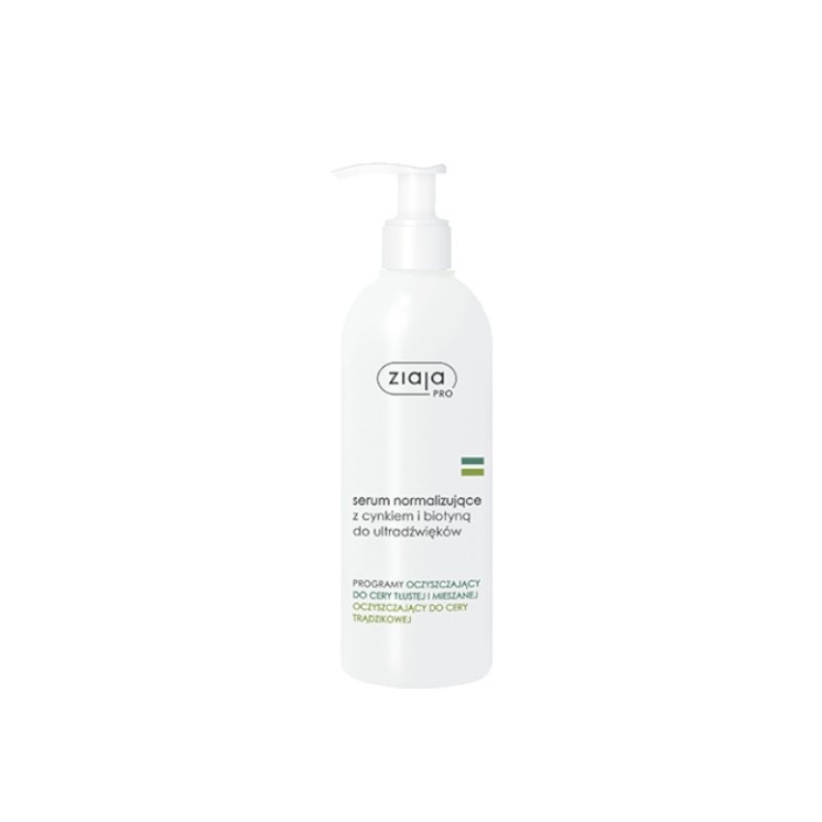 Sérum visage ultrasonique normalisant Ziaja Pro au zinc et à la biotine 270 ml