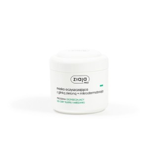 Ziaja Pro Cleansing Face Mask Green Clay + Microdermabrasion 250 ml