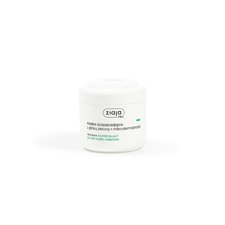 Masque nettoyant visage Ziaja Pro Argile verte + Microdermabrasion 250 ml