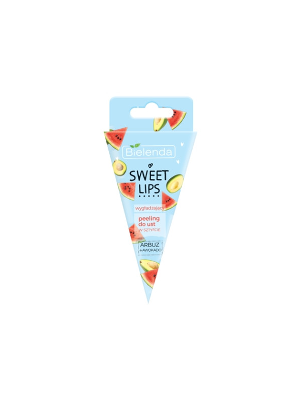 Bielenda Sweet Lips розгладжуючий Peeling для губ Кавун і Авокадо 4,3 г