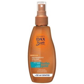 Dax Sun Bruiningsversneller voor gezicht en lichaam Turbo Gold 200 ml