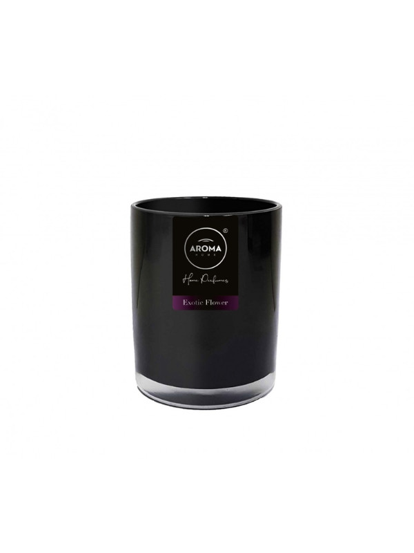 Aroma Home Black Series Exotic Flower Scented Candle 155 g