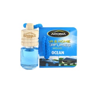 Aroma Car Wood Mini Auto luchtverfrisser Ocean 4 ml