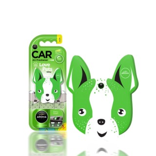 Aroma Car Dog Fancy Green autogeurhanger, 1 stuk