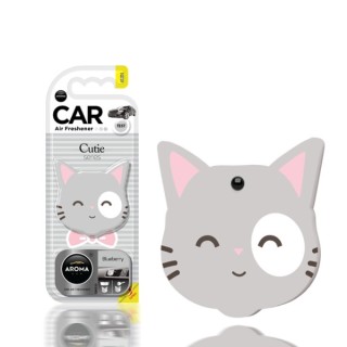 Aroma Car Cutie Cat Blueberry car fragrance pendant, 1 piece