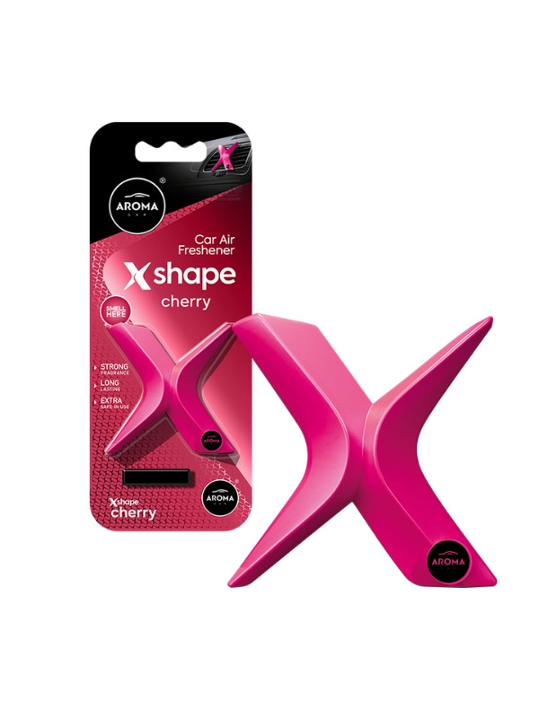 Aroma Car X-Shape Cherry autogeurhanger, 1 stuk