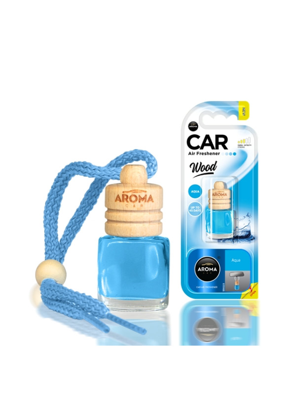 Автомобільний ароматизатор Aroma Car Wood Aqua 6 мл