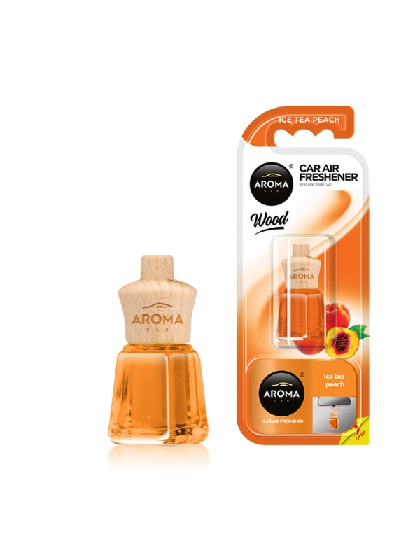 Aroma Car Wood Mini Car Ice Tea Peach 4 мл