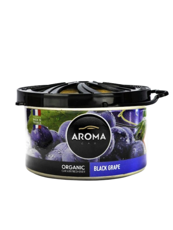 Aroma Car Organic Odświeżacz powietrza do samochodu Black Grape 40 g