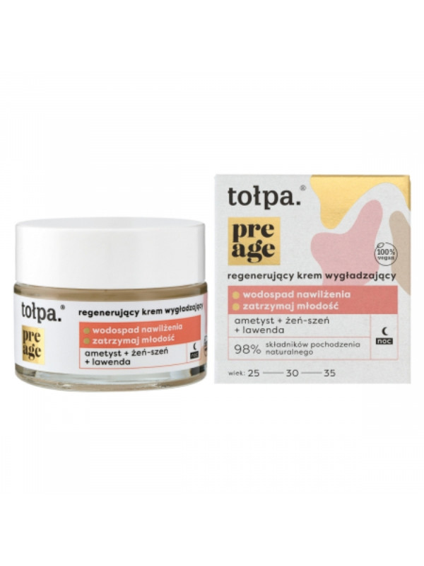 Tołpa Pre Age regenerating Smoothing face cream for the night 50 ml