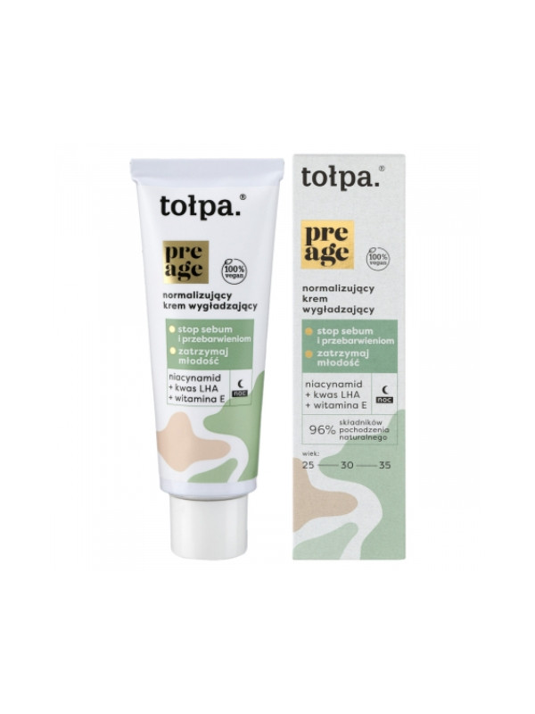 Нічний крем для обличчя Tołpa Pre Age Normalizing Smoothing 50 мл