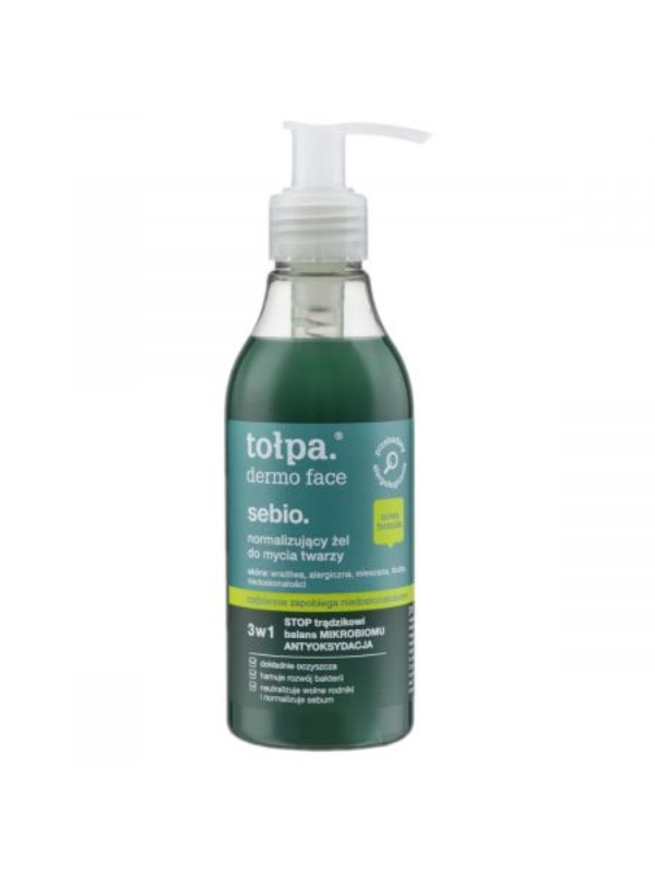 Tołpa Dermo Face Sebio. normalizing face wash gel 195 ml