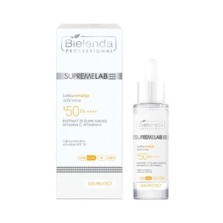 Bielenda Professional SUPREMELAB light Beschermende gezichtsemulsie SPF50 30ml