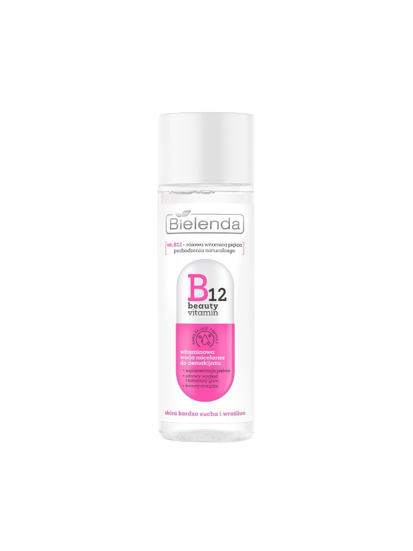 Bielenda B12 Beauty Vitamin Micellair water voor het verwijderen van make-up 200 ml