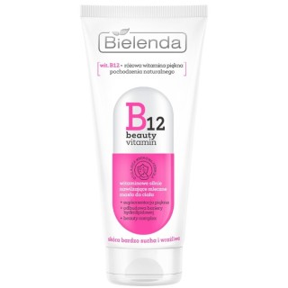 Bielenda B12 Beauty Vitamine vitamine, melk Sterk hydraterende body butter 200 ml