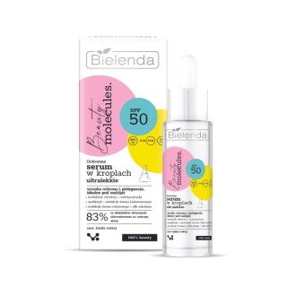 Bielenda Beauty Molecules ultralicht Serum in druppels SPF50 beschermend 30 g