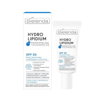 Bielenda Hydro Lipidium hydraterende en beschermende gezichtscrème SPF50 barrière 30 ml