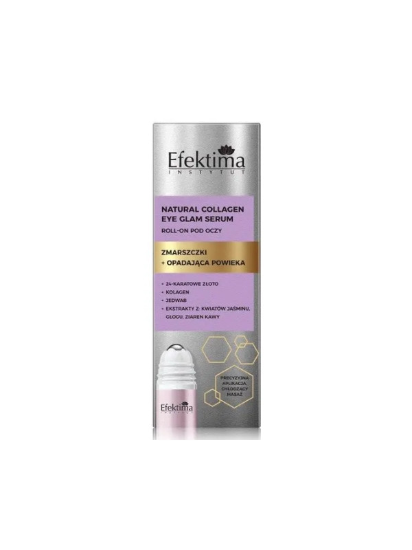 Efektima Natural Collagen Roll on під очима Зморшки + Навислі повіки 15 мл