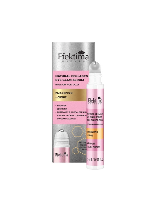 Efektima Natural Collagen Roll on під очима Зморшки + Темні кола 15 мл