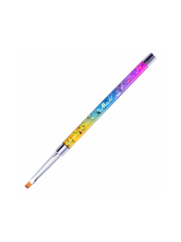 MollyLac oval gel brush /2/ Rainbow 1 piece