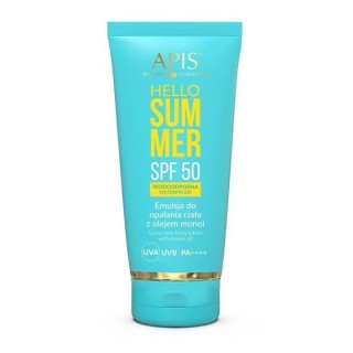 Apis Hello Summer SPF50 Körperbräunungsemulsion mit Monoi-Öl 200 ml