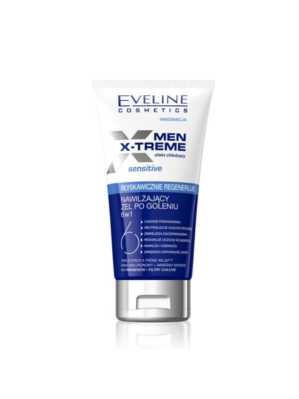 Eveline Men X-Treme 6in1 Matt Hydraterende Gezichtswasgel 150 ml