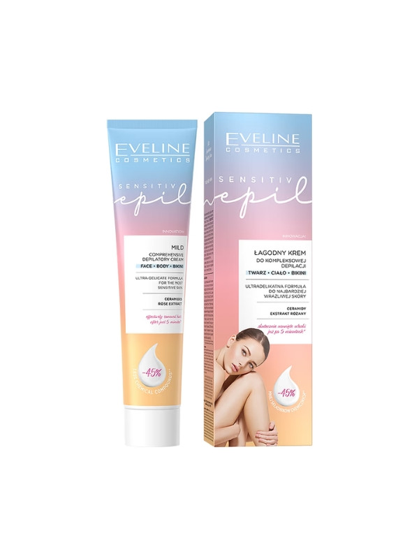 Eveline Epil mild Cream for comprehensive depilation of face, body and bikini