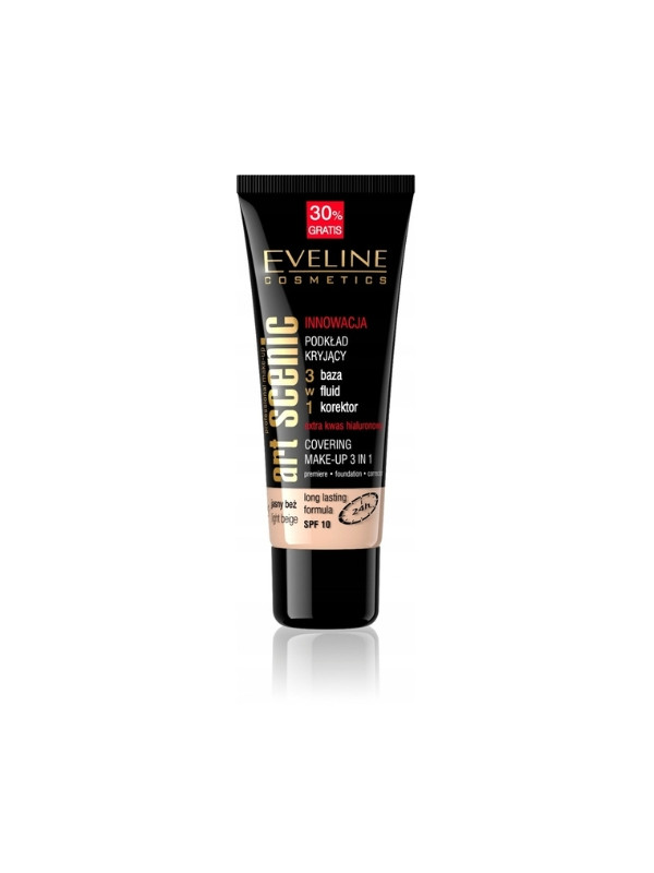 Eveline Art Scenic 3in1 Covering Face Foundation /21/ Lichtbeige 40 ml