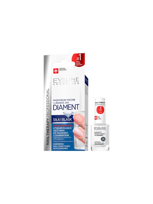 Eveline Professional Nail Therapy utwardzająca Odżywka do paznokci Diament 12 ml