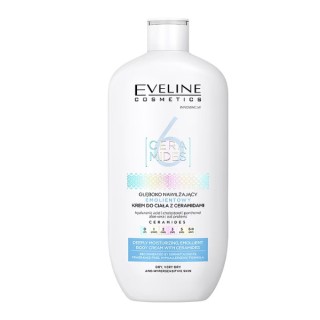 Eveline 6 CERAMIDES emollient Глибоко зволожуючий крем для тіла 350 мл