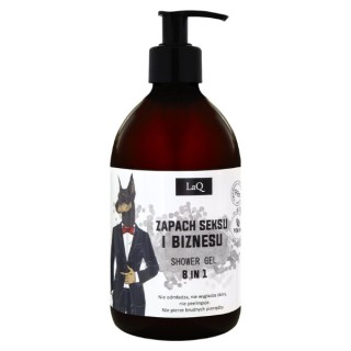 LaQ Doberman Shower gel for men with the scent of sex and business 500 ml