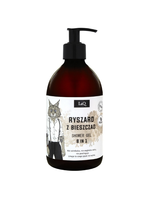 LaQ Ryszard z Bieszczad 8in1 Shower gel for men 500 ml