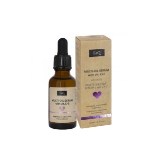 LaQ Multi-oil Facial Serum with vitamins C+E 30 ml