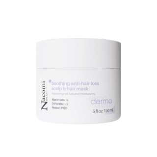 Nacomi Next Level Dermo Soothing Mask voor haar en hoofdhuid ter voorkoming van haaruitval 150 ml