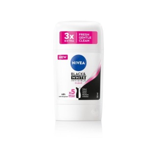 Nivea Black & White Дезодорант Стік Clear 50 мл