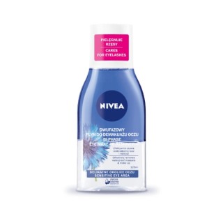 Двофазний засіб для зняття макіяжу з очей Sensitive Nivea 125 мл