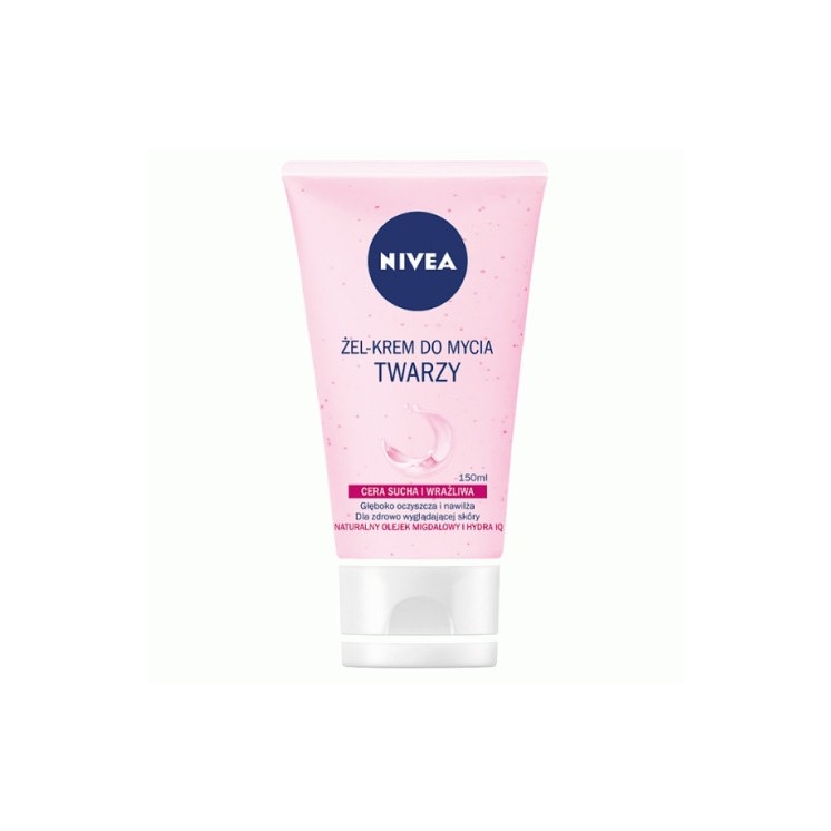 Nivea Żel-krem do mycia twarzy Cera sucha i wrażliwa 150 ml