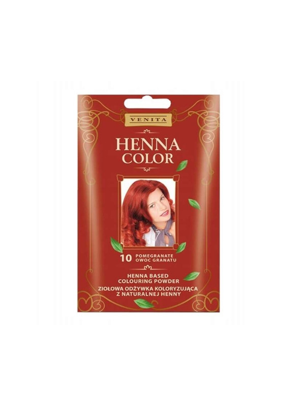 Venita Henna Color Kräuterfärbender Conditioner mit natürlichem Henna /10/ Granatapfelfrucht 25 g