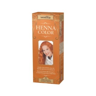 Venita Henna Color Kleurbalsem met henna-extract /3/ Vurig Oranje 75 ml