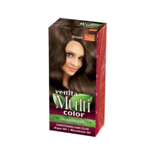 Venita Multi Color Farba do włosów /4.17/ Brąz 50 ml