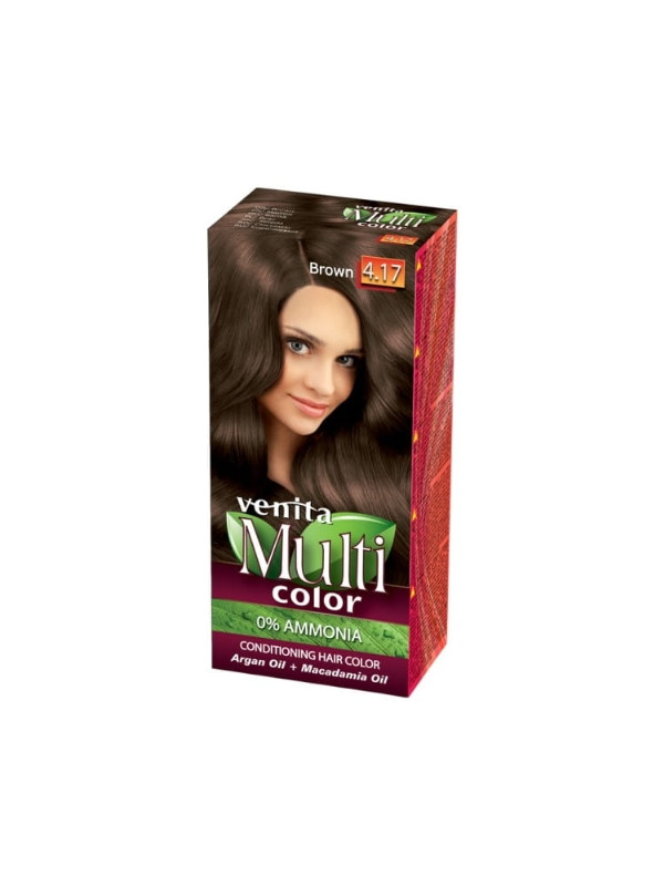 Venita Multi Color Hair dye /4.17/ Brown 50 ml