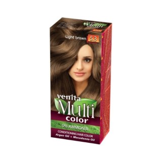 Venita Multi Color Farba do włosów /5.3/ Jasny Brąz 50 ml